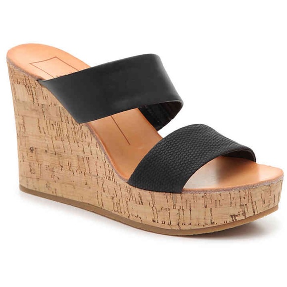 dolce vita cork wedges
